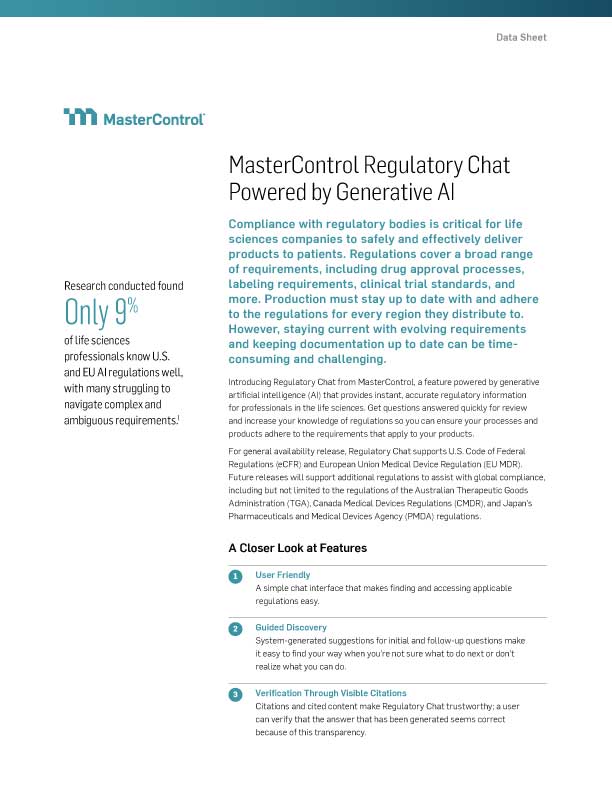 mastercontrol-regulatory-chat-powered-by-generative-ai