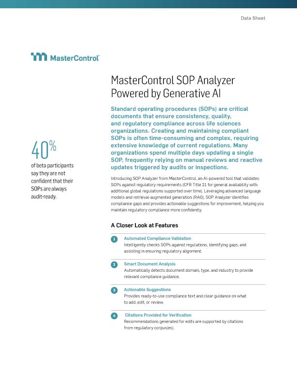 mastercontrol-sop-analyzer-powered-by-generative-ai