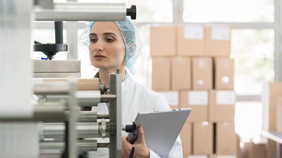 Quality worker checking machine